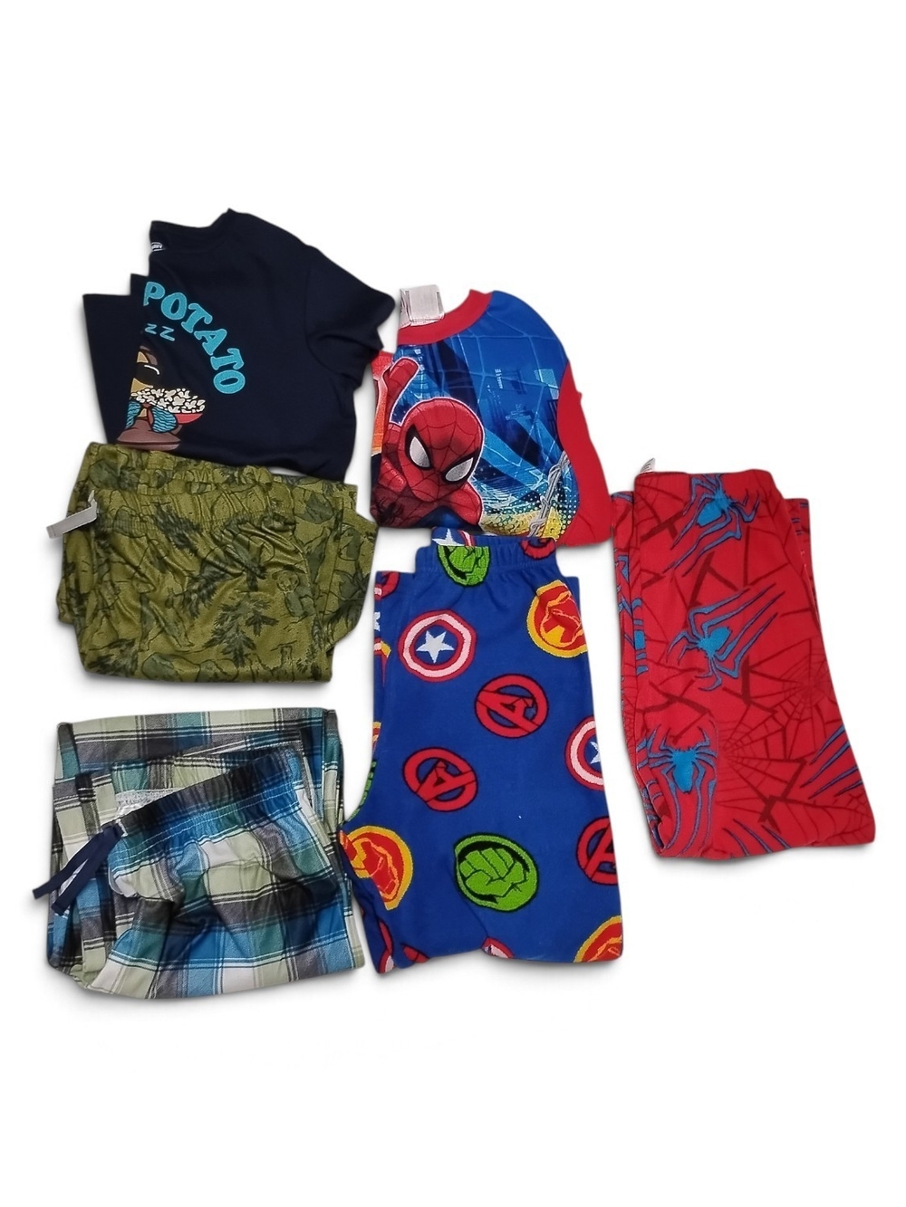 Old Navy Carter's Spiderman Kids Pajama Sets Mix & Match Size 8